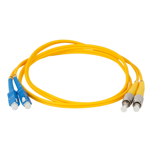 TWT optical patch cord, PVC, SC/UPC-FC/UPC, SM 